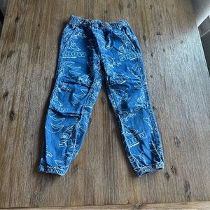 3/27$ H&M x Sonic The Hedgehog Kids Denim Jeans Joggers size 6